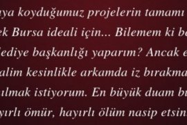 Başkan Alinur Aktaş: Belediye Başkanlığındaki tecrübemi sorgulatmam!